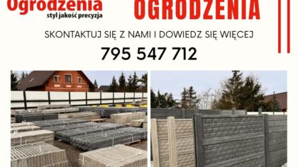 Ogrodzenia betonowe z Głogowa – solidność i elegancja dla Twojej posesji od M-R-B THERM