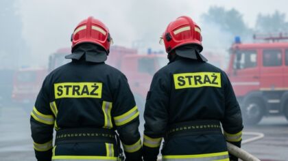 Pożar w piwnicy budynku przy ul. Gwiaździstej – mieszkańcy ewakuowani, strażacy w akcji